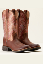 An image of the Ariat Ranahan Western Boots in Sienna Saddle / Rusty Red.