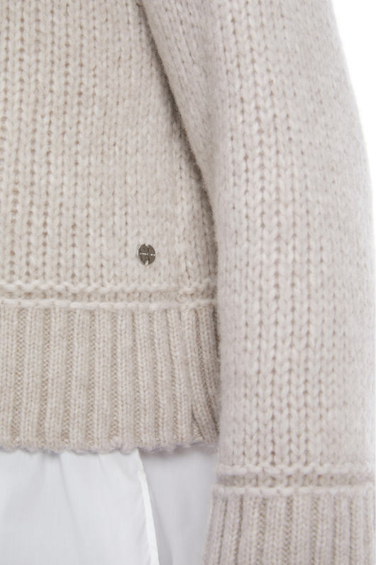 An image of the Marc Cain Rabbit Sweater in Smoke.