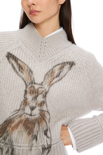 An image of the Marc Cain Rabbit Sweater in Smoke.