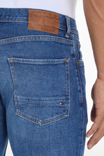 An image of the Tommy Hilfiger Denton Straight Fit Jeans in Custer Indigo.