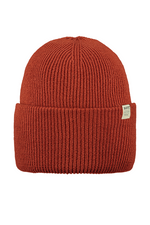 An image of the Barts Haveno Beanie in the colour Rust.