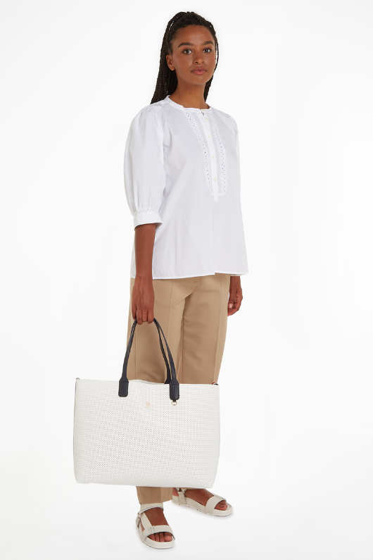 Iconic Tommy Perforated Tote Brodie Countryfare