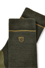 An image of the Dubarry Tintern Socks in Olive.