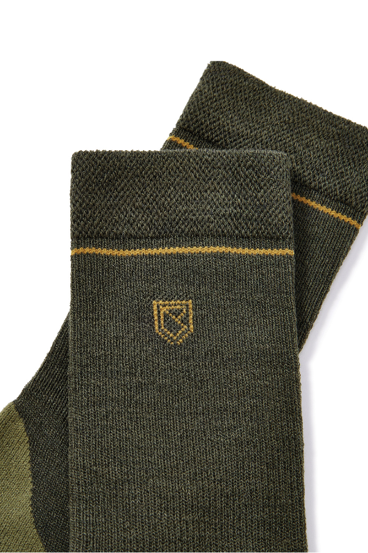 An image of the Dubarry Tintern Socks in Olive.