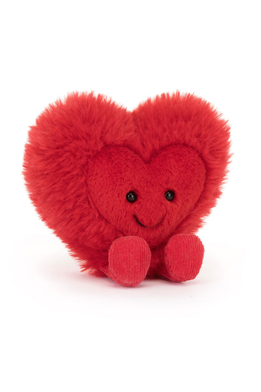 An image of the Jellycat Jellycat Amuseables Beatie Heart Little.