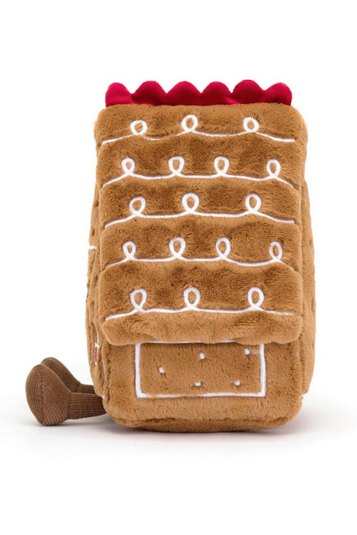 An image of the Jellycat Amuseables Gingerbread House.