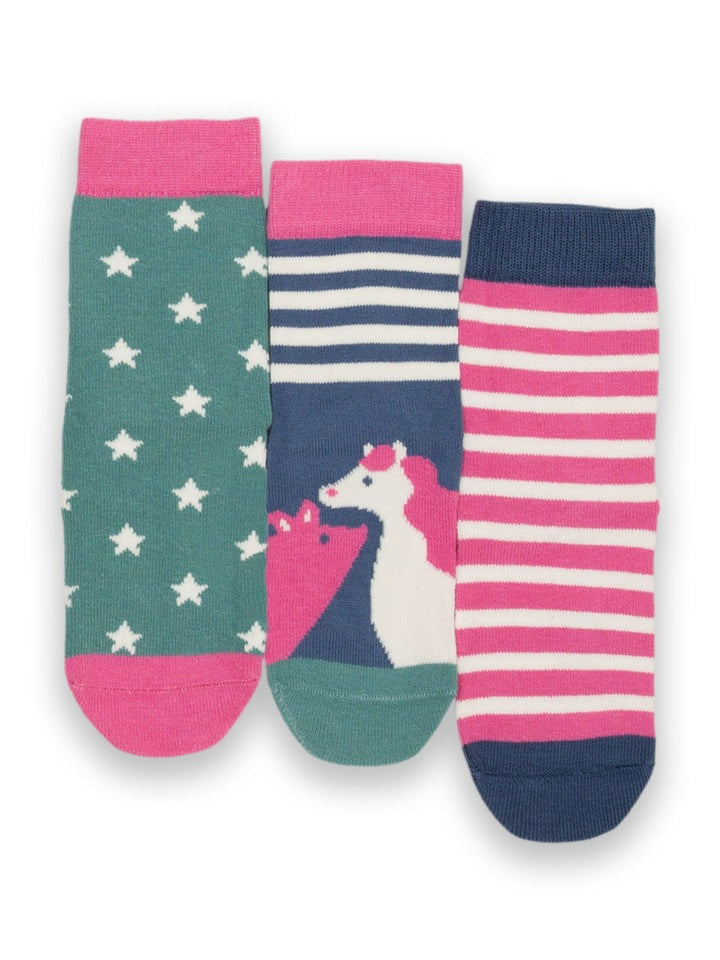 An image of the Kite Pig Pannage Socks in Multi.