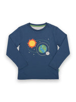 An image of the Kite Awesome Orbits T-Shirt in Navy.