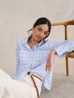 An image of the White Stuff Sophie Organic Cotton Shirt in Light Blue.