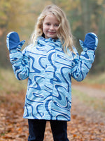 An image of the Kite Nimbus Coat in Blue.