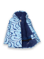 An image of the Kite Nimbus Coat in Blue.