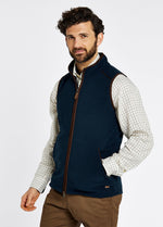 An image of the Dubarry Lifford Fleece Gilet in Navy.