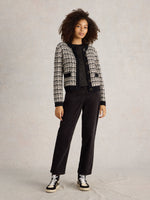 An image of the White Stuff Kelly Cardi in Black Multi.