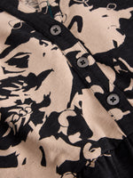 An image of the White Stuff Nela Printed Shirt Tunic in Black Print.