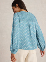 An image of the White Stuff Daniella Shirred Top