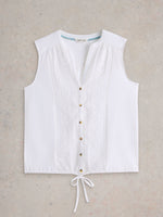 An image of the White Stuff Tulip Sleeveless Shirt