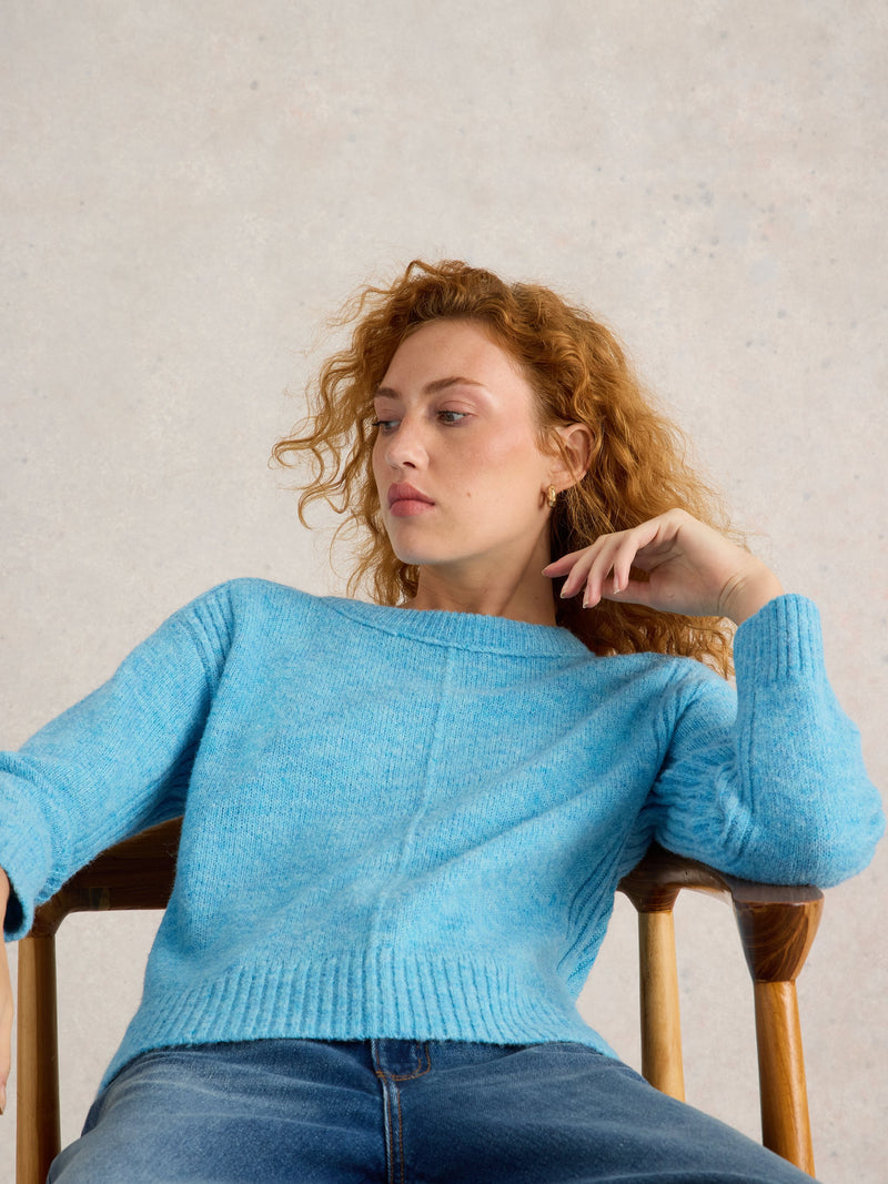 An image of the White Stuff Fluffy Boxy Jumper