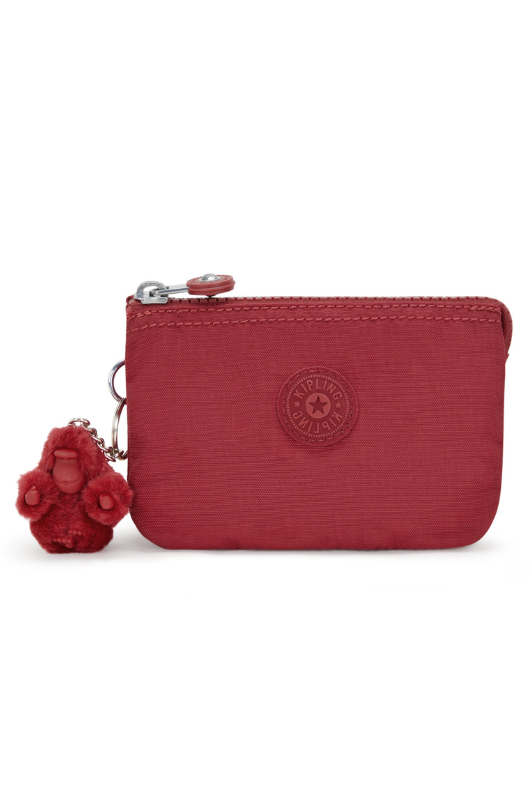 An image of the Kipling Creativity S Purse in Funky Red.