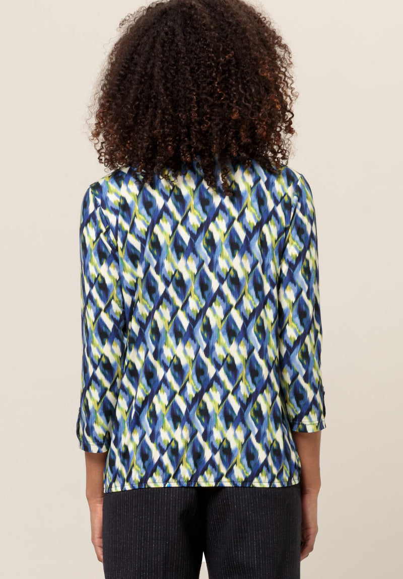 An image of the Bianca Paula Shirt in Blue Mix.