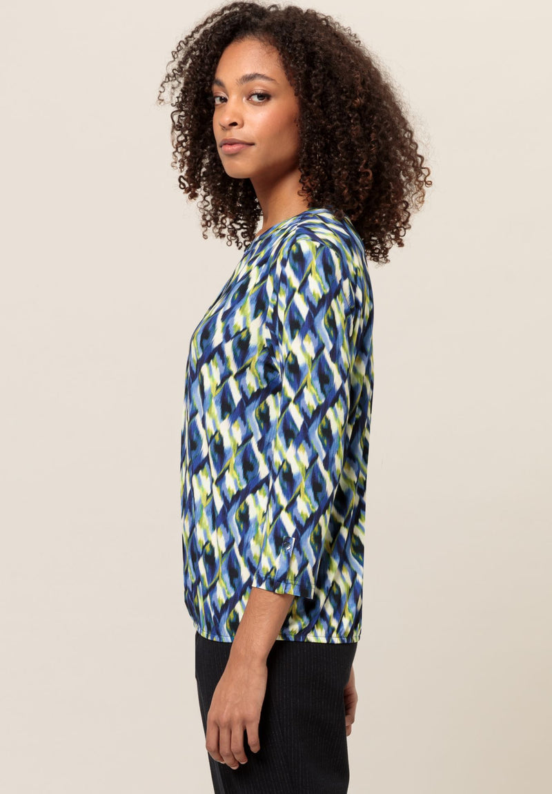 An image of the Bianca Paula Shirt in Blue Mix.