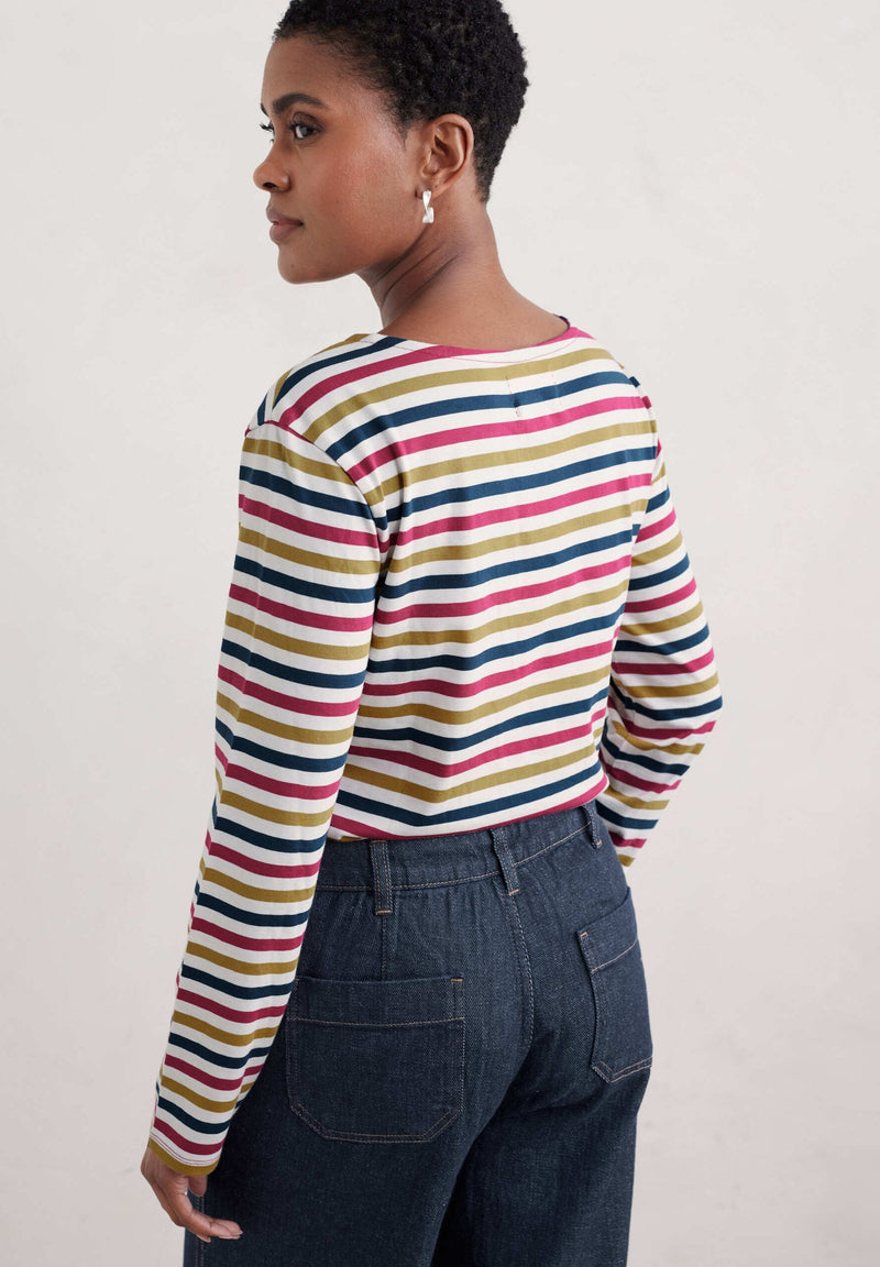 An image of the Seasalt Sailor Top in Multi.