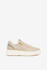 An image of the Nero Giardini Trainers in Beige.