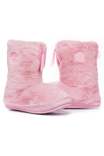 An image of the Bedroom Athletics Marilyn Classic Faux Fur Boots in Pink.