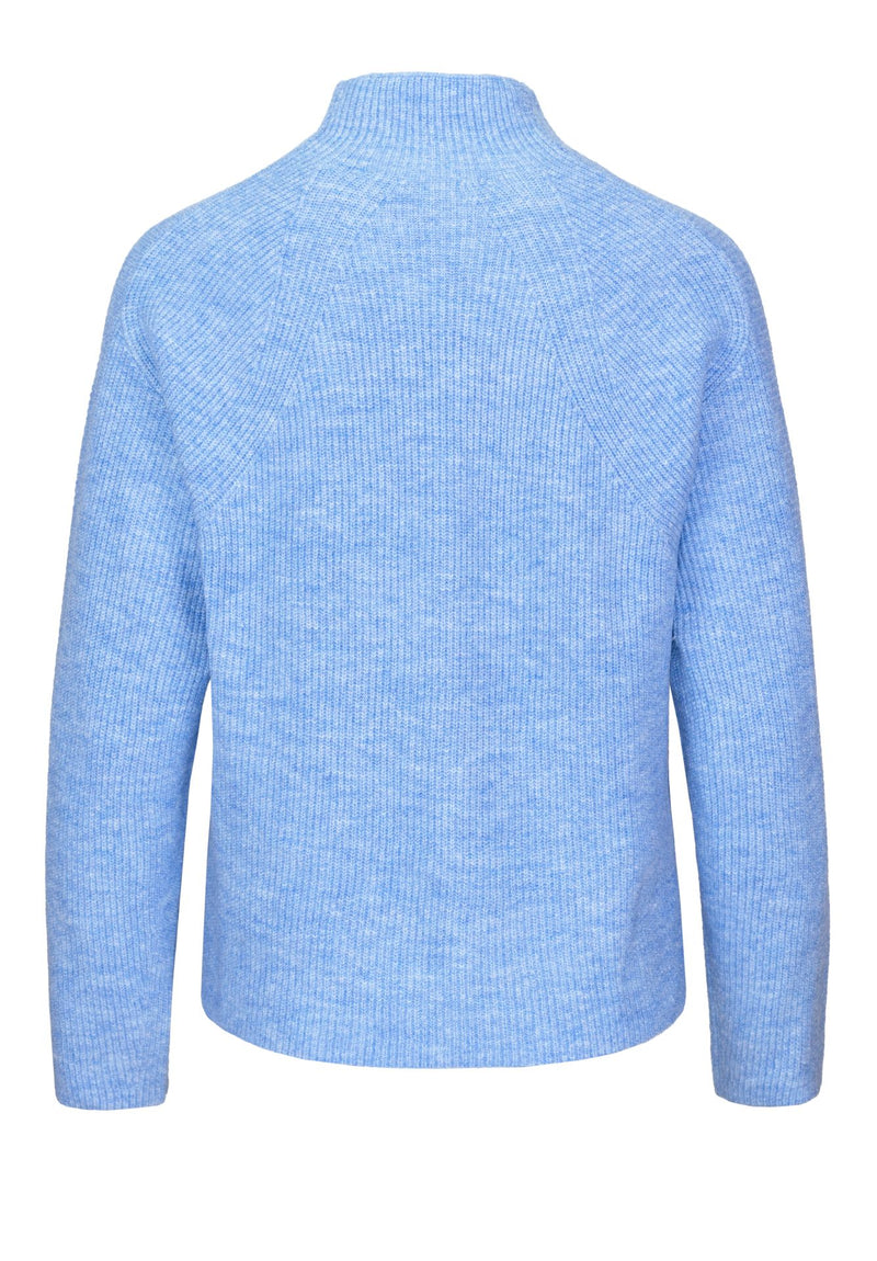 An image of the Bianca Nele Jumper in Light Blue Melange.