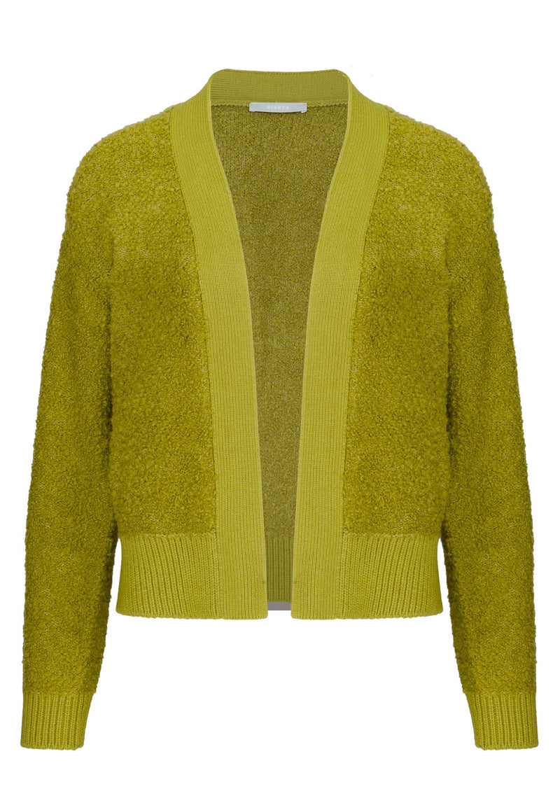 An image of the Herdis Cardigan in Spinach.