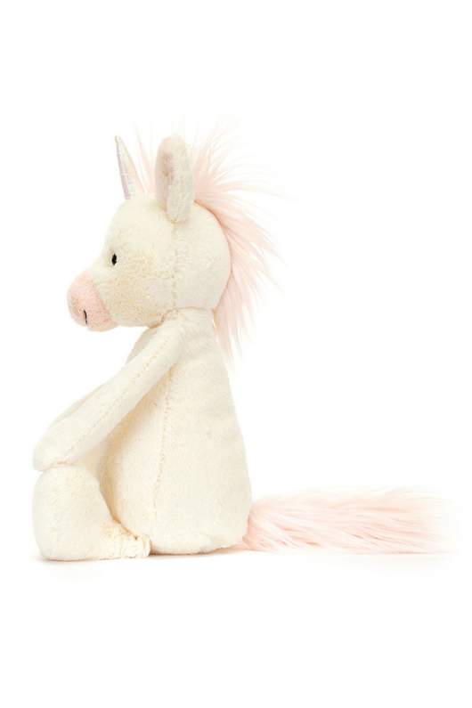 An image of the Jellycat Bashful Unicorn Little.