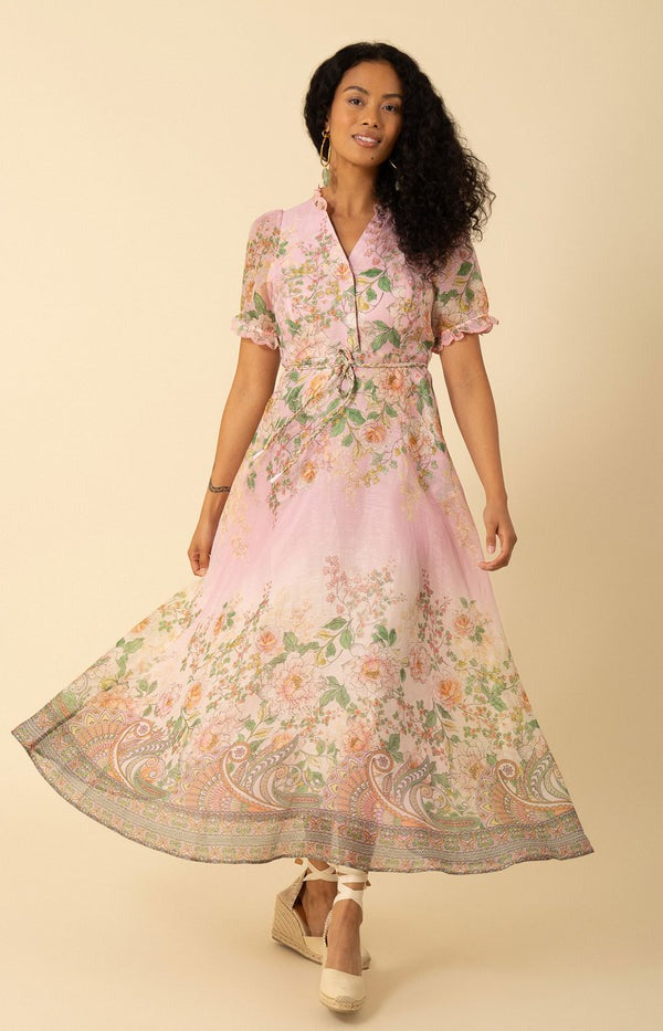 An image of the Hale Bob Haley Organza Dress Long