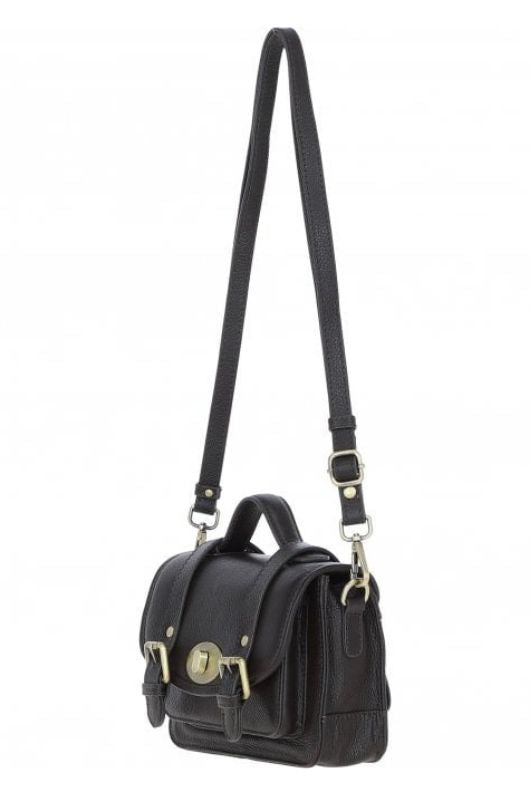 An image of the Ashwood Leather Leather Handbag With Twist Lock