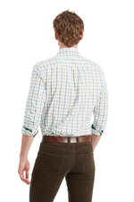 An image of the Schoffel Baconsthorpe Tailored Shirt in Woodland Check.