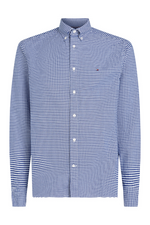 An image of the Tommy Hilfiger Gingham Regular Fit Oxford Shirt in Royal Blue / Check.