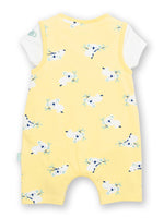 An image of the Kite Koala time dungaree set