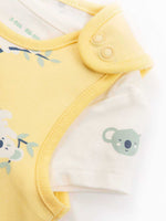 An image of the Kite Koala time dungaree set