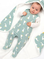 An image of the Kite Little goose dungaree set