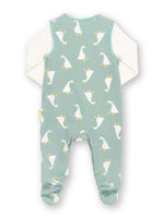 An image of the Kite Little goose dungaree set