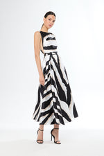 An image of the Carla Ruiz Mikado Midi Dress