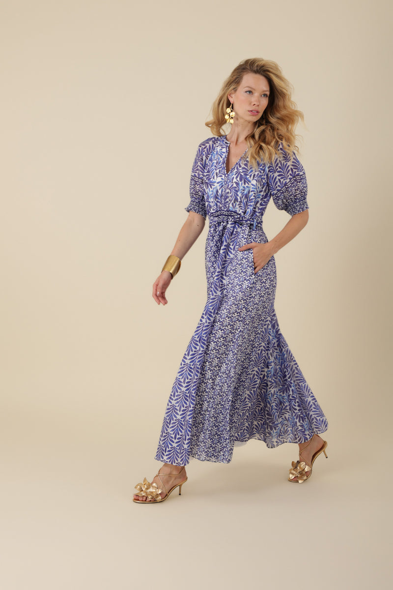 An image of the Hale Bob Short Sleeve Maxi Dress