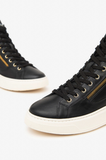 An image of the Nero Giardini High Trainers in Black/Nero.