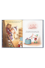 An image of the Jellycat Eldo Elf and the Patchwork Bashful Bunny Book.