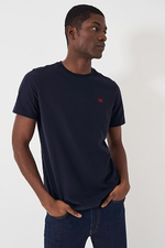 An image of the Crew Clothing Classic T-Shirt in Navy.