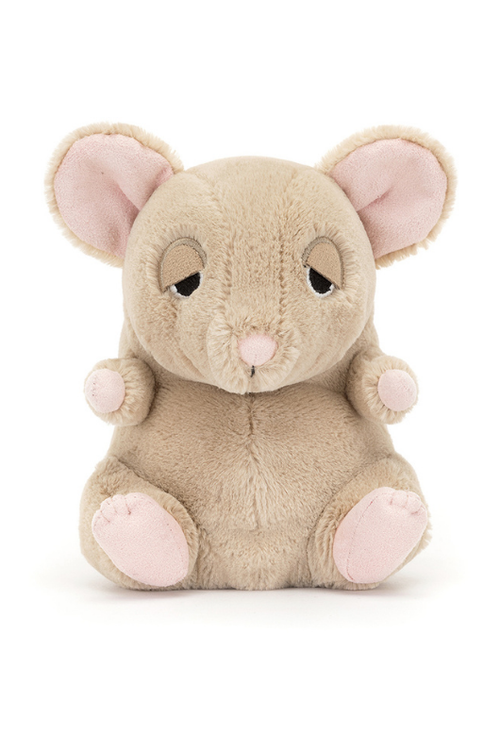 An image of the Jellycat Cuddlebud Darcy Dormouse.