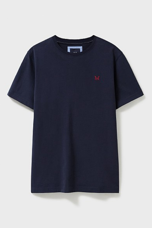 An image of the Crew Clothing Classic T-Shirt in Navy.