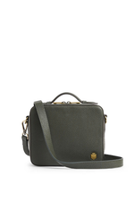 An image of the Fairfax & Favor Buckingham Crossbody Bag in Moss Green.