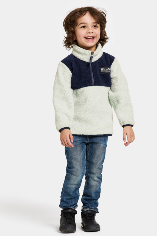 An image of the Didriksons Gosig Kids Half Zip Fleece