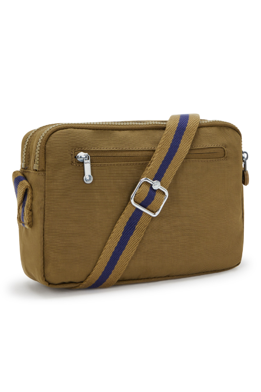 An image of the Kipling Abanu M crossbody bag in Dry Laurel.