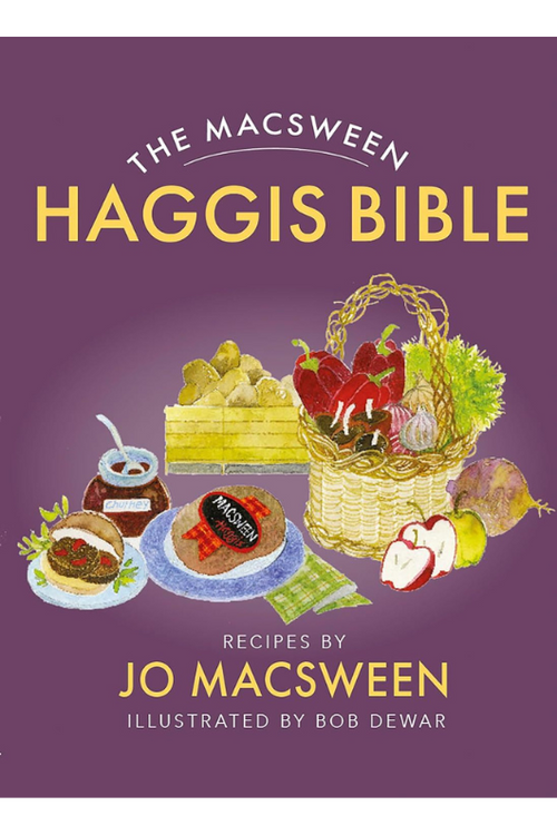 An image of the book The MacSween Haggis Bible with recipes by Jo MacSween.