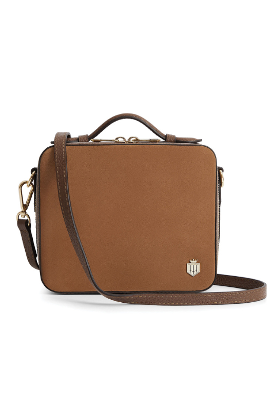 An image of the Fairfax & Favor Buckingham Crossbody Bag in Tan.